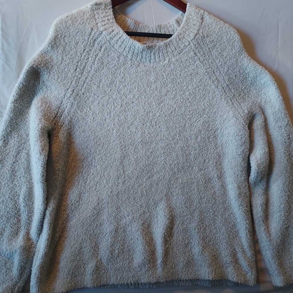 Stars Above Soft Cream Crewneck Sweater